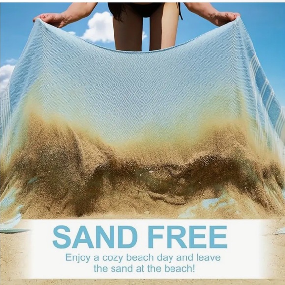 Turkish beach towel (qty1) - Picture 3 of 4